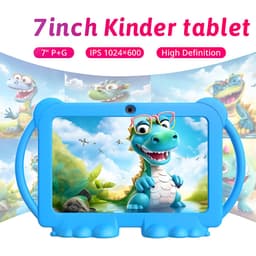 Kindertablet – Kindertablet vanaf 3 jaar – 7 inch – Android 14 – 4GB RAM + 32GB – Educatieve Kinder Tablet met Ouderlijk Toezicht – Schokbestendige Siliconen Hoes – Roze — thumbnail 5