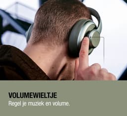Fresh 'n Rebel Clam Blaze 2 – Draadloze Bluetooth Koptelefoon – 80 uur Speelduur – Inclusief App - Met volume wiel - Dried Green — thumbnail 5