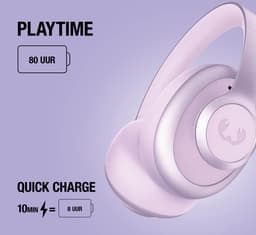 Fresh 'n Rebel Clam Blaze 2 – Draadloze Bluetooth Koptelefoon – 80 uur Speelduur – Inclusief App - Met volume wiel - Dreamy Lilac — thumbnail 2