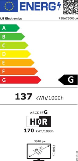 LG 75UA75006LA - 75 inch - 4K LED - 2025 - Smart TV — thumbnail 2