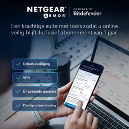 NETGEAR Orbi RBE972S - Mesh WiFi - WiFi Versterker - BE27000 - Quad-Band - 2-Pack - Wit — thumbnail 11