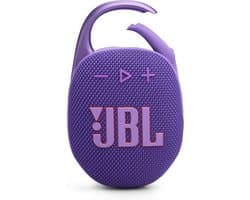 JBL Clip 5 - Draagbare Bluetooth Mini Speaker - Met Haak om te hangen - Draadloos Muziek Box - 12 uur - Waterbestendig - IP67 - Paars