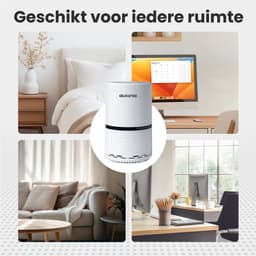 Auronic Luchtreiniger - 12 m² - Air Purifier met HEPA Filter - Verwijdert 99,97% - 25W - 3 Standen - Wit — thumbnail 4