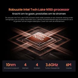 Blackview AceBook 6 Laptop - 15,6 inch Full HD - 16 GB RAM - 512 GB SSD - Intel N150 - Windows 11 Notebook - UHD Graphics - Grijs — thumbnail 7