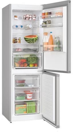 Bosch KGN367LDF - Serie 4 - Koel-vriescombinatie - Zeer stil - Energielabel D - Total No Frost: Nooit meer ontdooien - RVS- VitaFresh XXL 0°C: houd etenswaren langer vers met extra ruime vershoudlades — thumbnail 8