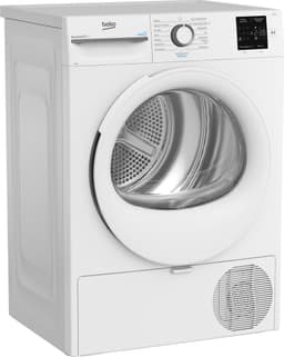 Beko BM3T3829W, Vrijstaand, Voorbelading, Warmtepomp, Wit, Knoppen, Draaiknop, Transparant, Wit — thumbnail 5