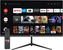 TuTu Full HD Smart Monitor/TV | Google Assistant | 25 inch/63,5 cm | 2x HDMI, 2x USB | Afstandsbediening & HDMI kabel | TU245J03