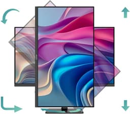 MSI Modern MD272UPHG - 4K UHD Monitor - 60Hz - 27 Inch - HDR 400 - KVM Switch - USB Type-C PD 98W - 4 Way Adjustable — thumbnail 14