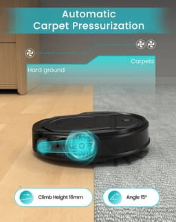 Lefant Robot Stofzuiger M210 M210 Pro - Huishoudelijke Apparaten Wifi App Alexa Controle Sweep Dweil - Huisdier Haar Vloertapijt — thumbnail 6