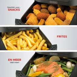 Bourgini Slimfit Airfryer Pure XL - Heteluchtfriteuse - 5 liter - 1500W - PFAS vrij — thumbnail 12