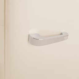CREATE - Koelkast in retrostijl - Gebroken wit - Handvat Zilver - FRIDGE RETRO 107L — thumbnail 6