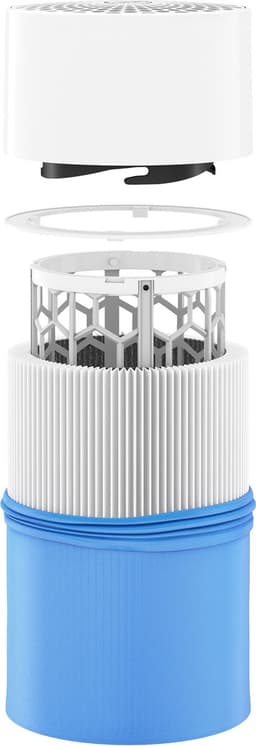 Blueair Blue Pure 411 Luchtreiniger - tot 15m2 - HEPASilent™ - Verwijdert o.a huisstofmijt, hooikoorts, allergie, stof, bacteriën - Incl Koolstoffilter — thumbnail 3