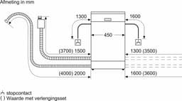 Bosch SPS4HKW49E - Serie 4 - Vaatwasser - Extra Droog: optie voor extra grondige droogresultaten - Wit — thumbnail 14