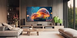 TeeView Google Smart TV - QLED 4K - 75 inch/191 cm - Frameless Design - Tripple Tuner DVB-T/T2/S/S2/C - HDMI x3, USB x2, CI+ - Voice Controle & Streaming apps - In Eindhoven geassembleerd - TV75QQG-EU — thumbnail 8