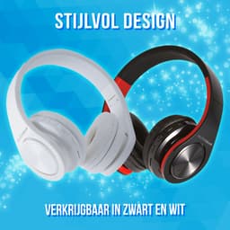 Silvergear Hoofdtelefoon Draadloos - Over Ear Koptelefoon - Headphones Bluetooth - 10 Uur - Wit — thumbnail 8