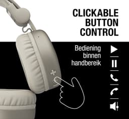 Fresh ‘n Rebel Code Core – Draadloze on-ear koptelefoon – Bluetooth - 30 uur Speeltijd - Silky Sand — thumbnail 2