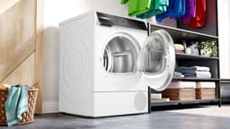 Bosch WQB235BSFG - Serie 8 - Wasdroger - Warmtepompdroger - Blijvend energiezuinig door Zelfreinigende condensor - Droogt zoals jij wilt met Auto Dry - Zeer stil - NL/FR display — thumbnail 8