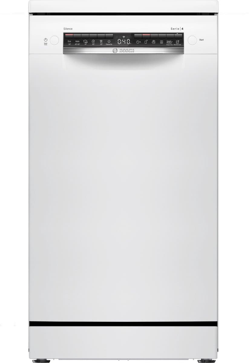 Bosch SPS4EMW61E - Serie 4 - Vrijstaande Vaatwasser - Wit — afbeelding 1
