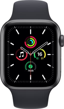 Apple Watch SE 2021 - Smartwatch heren en dames - 44mm - Spacegrijs — thumbnail 1