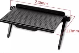Tv plateau klein - zwart - televisie - beeldscherm plank - beamer plan - gadgets mannen -cadeau — thumbnail 7