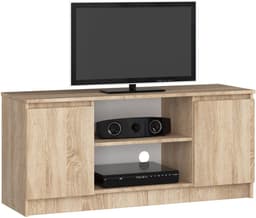 AKORD Furniture Factory OP0LRTVDAB001, Eiken, 2 schappen, Mat, 2 deur(en), 400 mm, 1200 mm — thumbnail 1