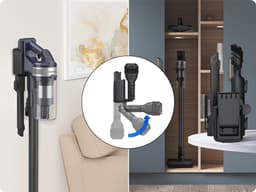 Samsung Jet 75E Pro Steelstofzuiger VS20B75ADR5 - 200 Watt - Zakloos - Pet Tool - Spinning Sweeper — thumbnail 8