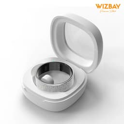 WizBay Premium Select® Gouden FrostLook Smart Ring Dames Heren - Oplaad Case - Hypoallergeen - Hartslag & Slaap Monitor - IP68 Waterdicht - O2 Meting - Gesture Functie - Multiple Sport Modi - #12 — thumbnail 11