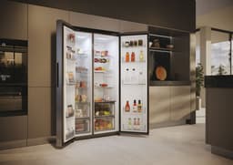 Haier HSW59F18DNMM - Amerikaanse koelkast - 615L - 90 cm - Total No Frost - Energieklasse D - Vochtigheidsregeling voor verser voedsel - Inox Look - 10 Jaar Garantie op onderdelen — thumbnail 6