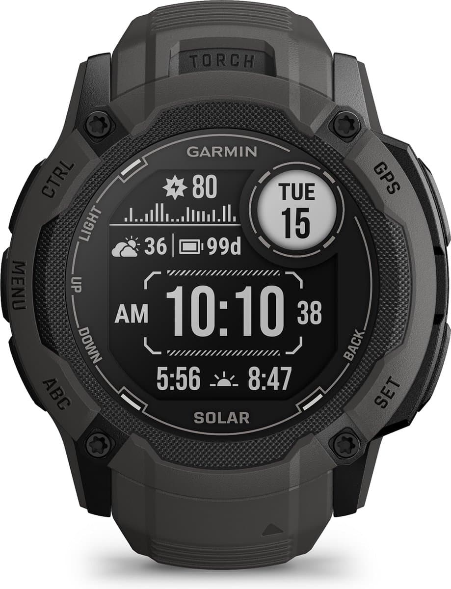Garmin Instinct 2X Solar - Smartwatch - Oneindige batterijduur met Solar - Ingebouwde zaklamp - Multi-band GNSS - Graphite — afbeelding 1