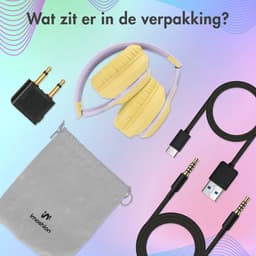 imoshion Kinder Koptelefoon LED - Bluetooth en Decibelbegrenzer - Draadloze Koptelefoon Kinderen — thumbnail 8