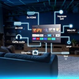 43 inch UHD 4K Smart TV met QLED en Dolby Digital — thumbnail 7