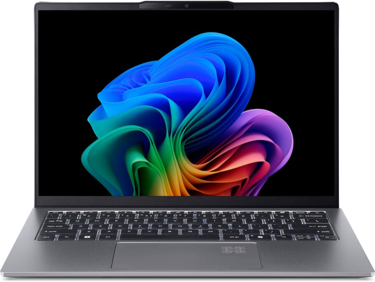 "Acer Swift Go 14 AI SFG14-64-R50P Copilot+ PC AMD Ryzen AI 7 350 Laptop 35,6 cm (14"") WUXGA 32 GB LPDDR5x-SDRAM 1 TB SSD Wi-Fi 7 (802.11be) Windows 11 Home US International Zilver" — afbeelding 1