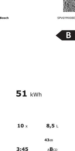Bosch SPV6YMX08E - Serie 6 - Inbouwvaatwasser - Volledig integreerbaar — thumbnail 2
