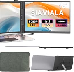 Siaviala S8 14" Draagbare Monitor | Slechts 0.66kg & 1.56cm Dun | 180° Draaibaar | Universele Compatibiliteit | FHD 300 Nits — Jouw Mobiele Kantoor - 200% WerkEfficientie - Slechts 1 Kabel Nodig — thumbnail 1
