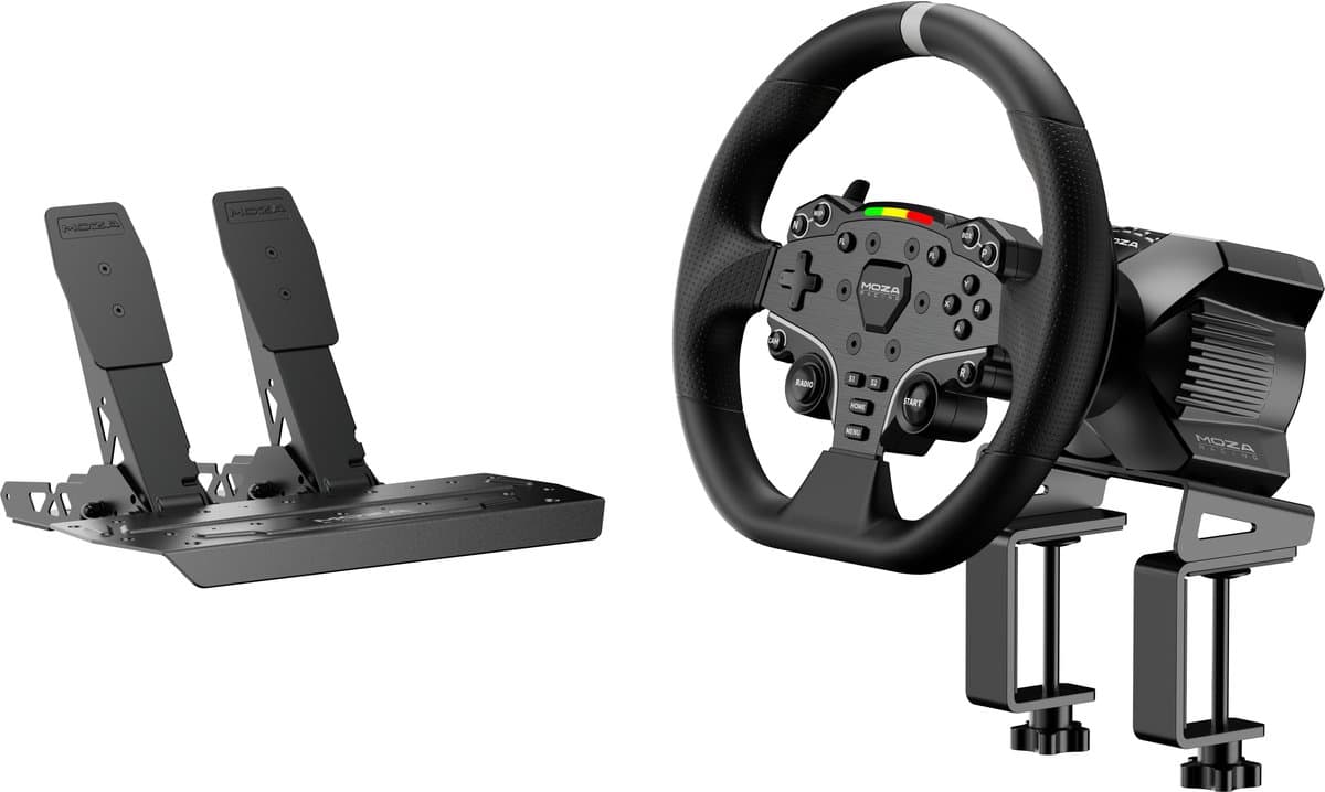 Moza Racing R3 Bundel voor PC – Direct Drive Racestuur + Pedalen – 3.9Nm – Sim Racing Set - PC — afbeelding 1