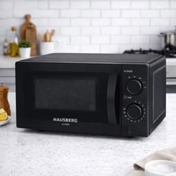 Hausberg HB-8008NG Magnetron 700 W Zwart | 20 L Solo-Microwave Met 5 Vermogensstanden & Ontdooifunctie — thumbnail 2