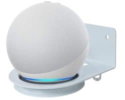 Ruimtebesparende Metaal Wandhouder voor Homepod Mini en Google Home Mini met Geïntegreerde Kabelgeleiding