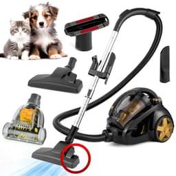 AG3100 Stofzuiger Zonder Zak - Gold - Stofzuigers - Vacuum Cleaner Zakloos - 8.5 Meter - 900W - Sterke Zuigkracht - HEPA Filter - Compact, Licht & Krachtig - Gemakkelijk Schoon Te Maken — thumbnail 1