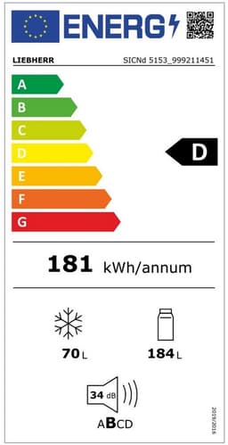 Liebherr SICNd 5153 Prime Ingebouwd 254 l Wit — thumbnail 2