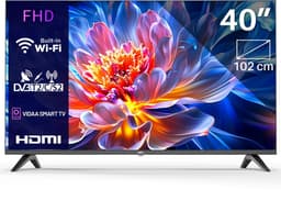 HKC VIDAA Smart TV - LED Full HD - 40 inch/102 cm - AirPlay & Hotelmodus - HDMI x3, USB x2, CI+ - Tripple Tuner DVB-T/T2/S/S2/C - Frameless Design - Geassembleerd in Eindhoven - H40Q1F-V — thumbnail 11