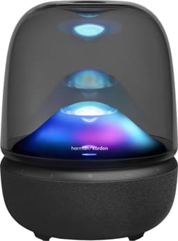 Harman Kardon Aura Studio 5 - Premium Bluetooth Design Speaker - 360° Geluid & Ambient Lighting - Draadloze Luidspreker met Subwoofer - Zwart — thumbnail 1