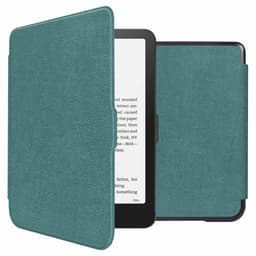 Ereader Hoes - Geschikt voor Amazon Kindle Colorsoft Signature edition (2024)/Amazon Kindle Paperwhite (2024)/Amazon Kindle Paperwhite Signature Edition (2024)/Amazon Kindle Colorsoft (2024) - Donkergroen — thumbnail 1