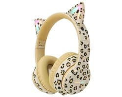 imoshion Kinder Koptelefoon Kattenoortjes - Bluetooth en Decibelbegrenzer - Draadloze Koptelefoon Kinderen