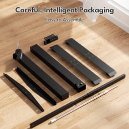 Premium elektrisch zit-sta bureauframe met geavanceerde omgekeerde motor - 3 standen geheugenfunctie en USB-aansluiting inbegrepen — thumbnail 6