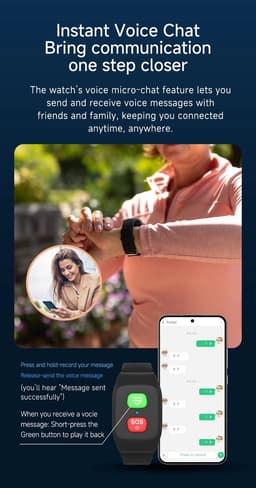 Xcruiser GPS Smartwatch – 4G – SOS-knop – Locatiebepaling – Bellen en berichten — thumbnail 6