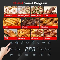 Aigostar Airfryer XL Surface - 4L - Voor Pizza - Zwart — thumbnail 2