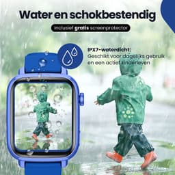 Protectly® GPS Horloge Kind Met Simkaart - 4G - SOS Knop - Smartwatch Kinderen - GPS Tracker Kind - Kinder Smartwatch - Videobellen - HD Camera - Whatsapp en SMS - Elke polsmaat - Incl. Simkaart — thumbnail 7