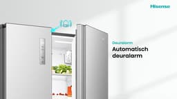 Hisense RS3P558NEID - Amerikaanse koelkast - No-Frost - 178 cm hoog - 544 liter - Energielabel D - Invriesvermogen 12 kg/24u - Geluidsniveau 37 dB - LED Display - SuperCool - FastFreeze - Deuralarm - Inverter Compressor - Multi Airflow — thumbnail 22