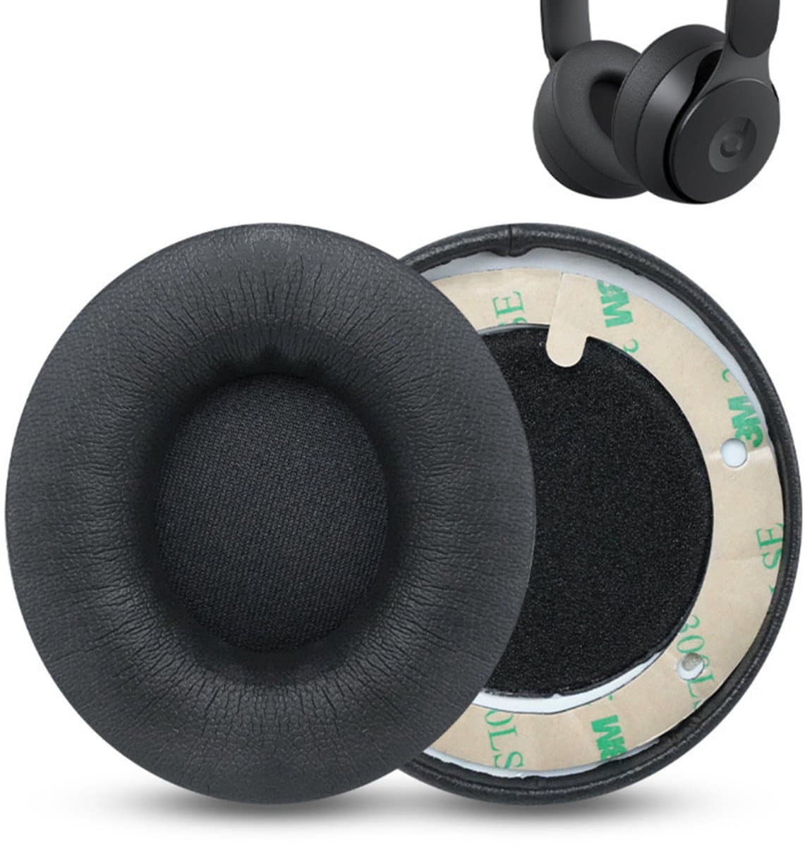 Geschikt voor Beats Solo Pro hoofdtelefoon over-ear hoofdtelefoon beschermhoes, schuimrubberen hoes, oorschelpen, accessoires — afbeelding 1