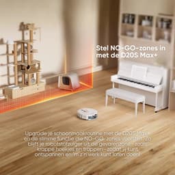 Teendow D20S Max+ Robotstofzuiger & Vachtverzorging Huisdieren – Complete Groomingkit - 3L Zelfledigend Dock, 6000Pa, Dweilfunctie, PreciSense LiDAR, App & Spraakbediening — thumbnail 15